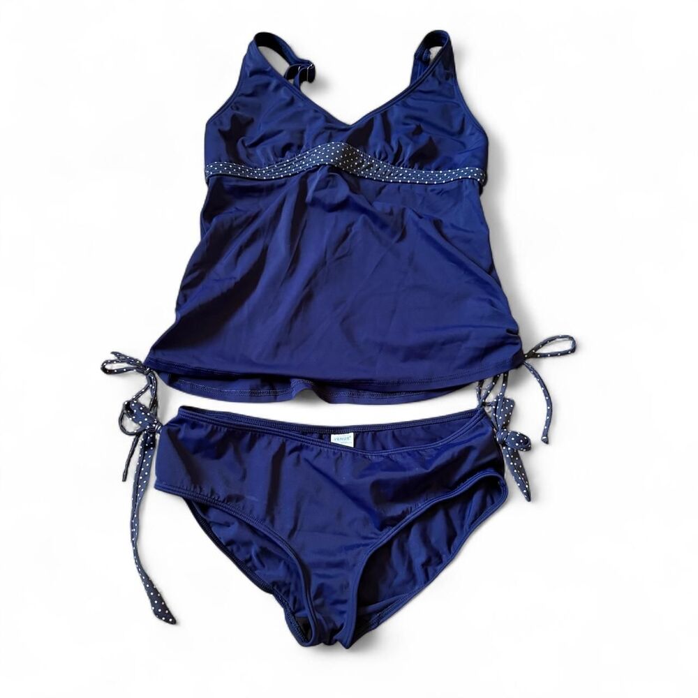 Unbranded Women's Navy and Blue Bikinis-and-tankini-sets